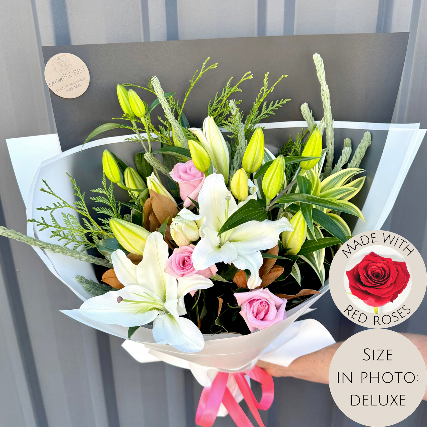 Valentine's Day Lily and Rose