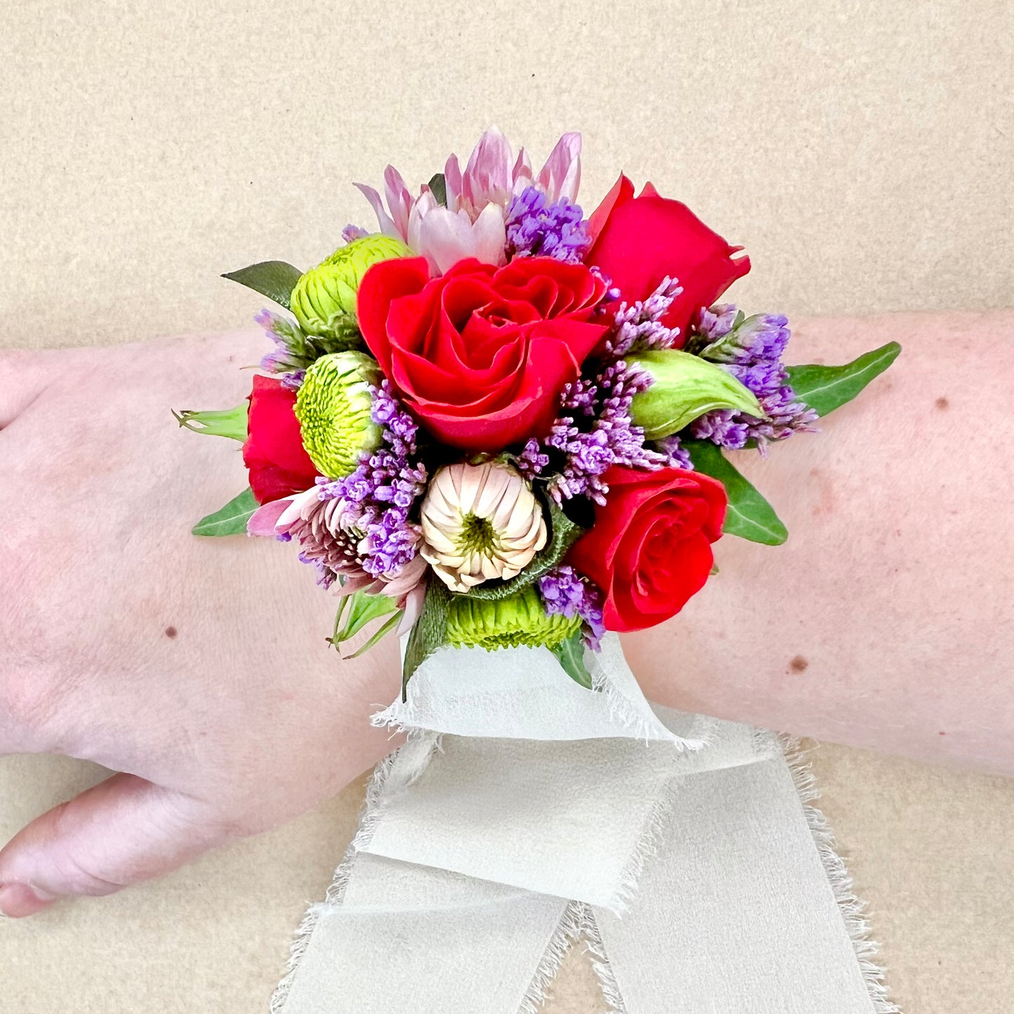 Wrist Corsage - Mixed Flowers