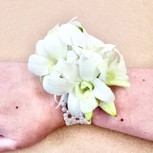 Wrist Corsage - Dendrobium Orchid