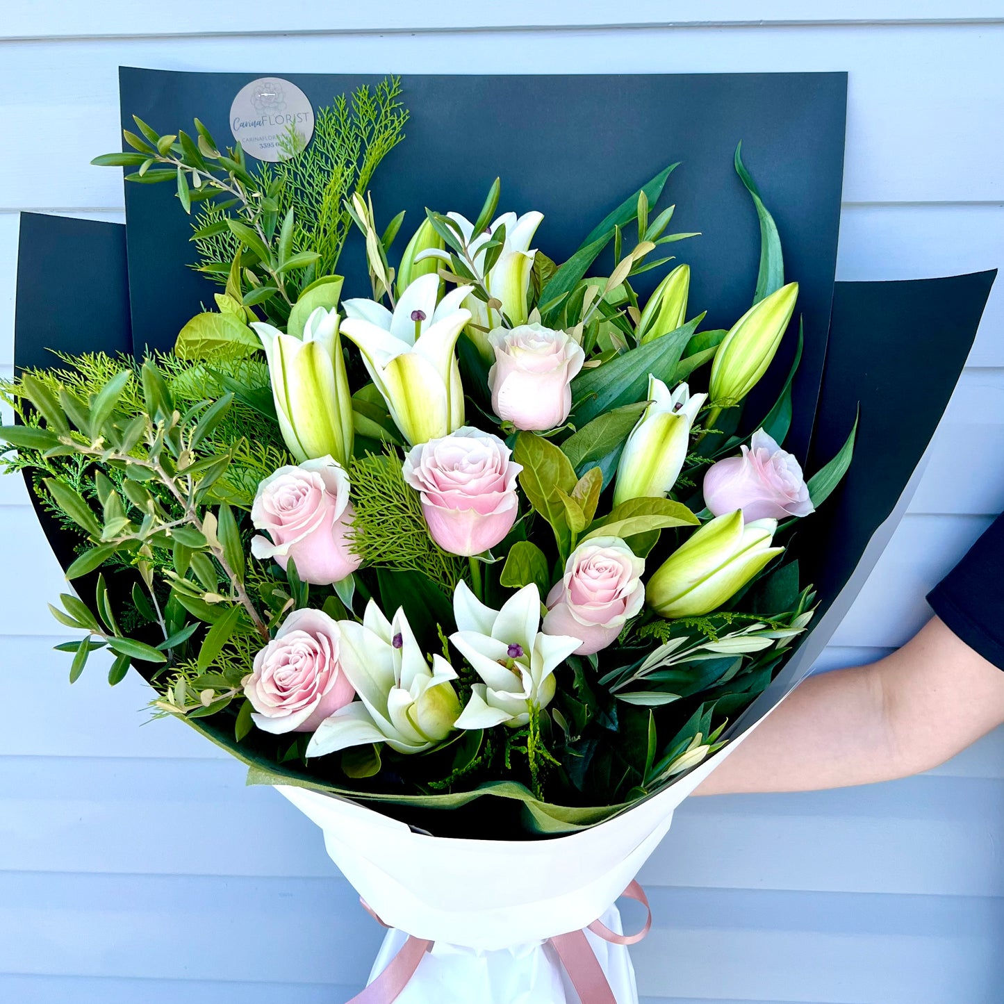 Mother's Day Lily and Rose