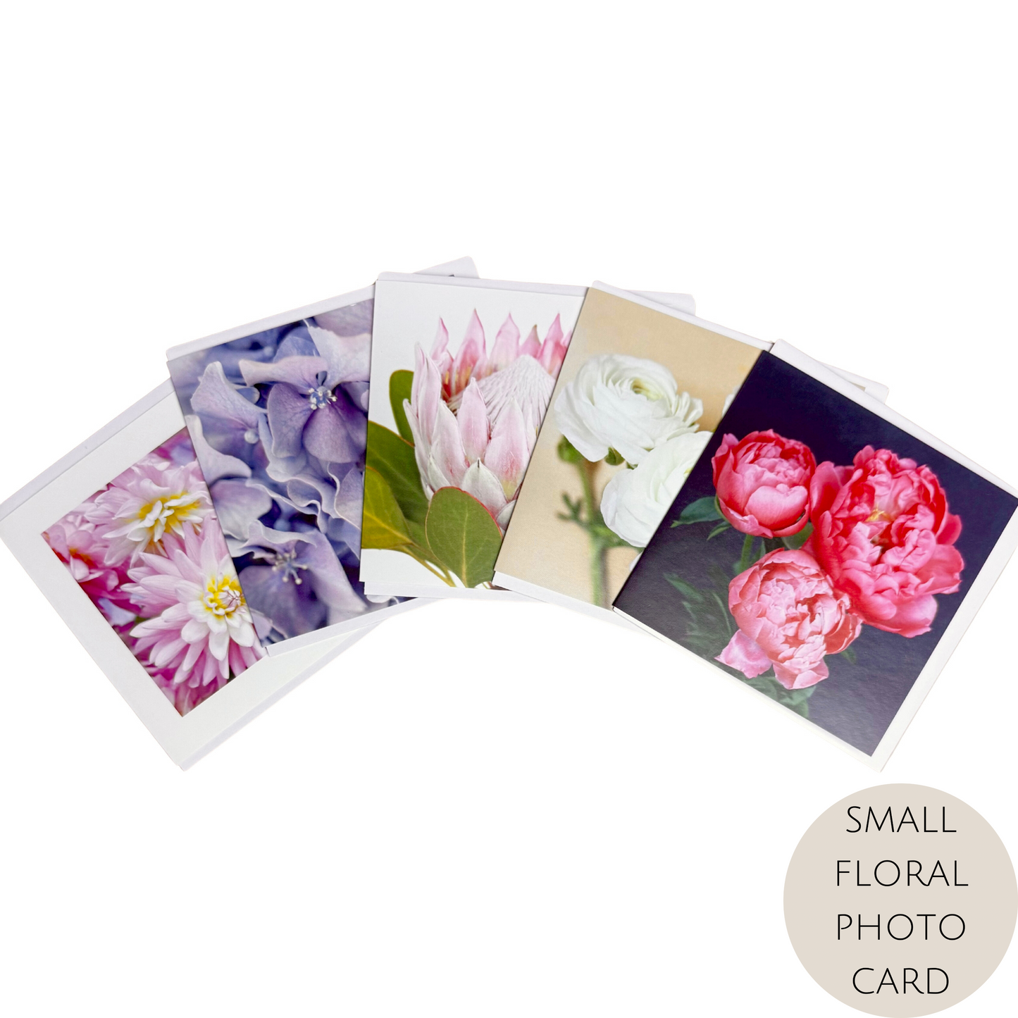 Floral Photo Card - Small