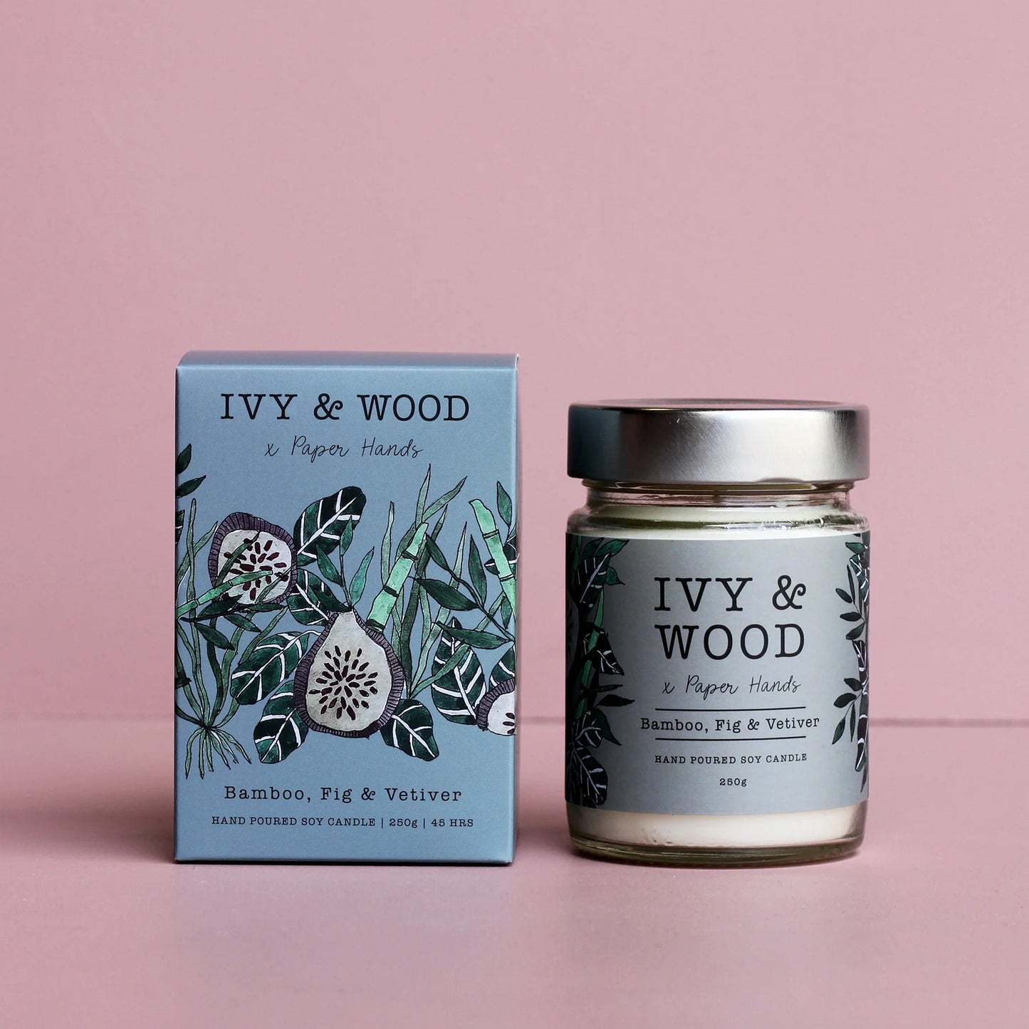 Ivy and Wood Candle