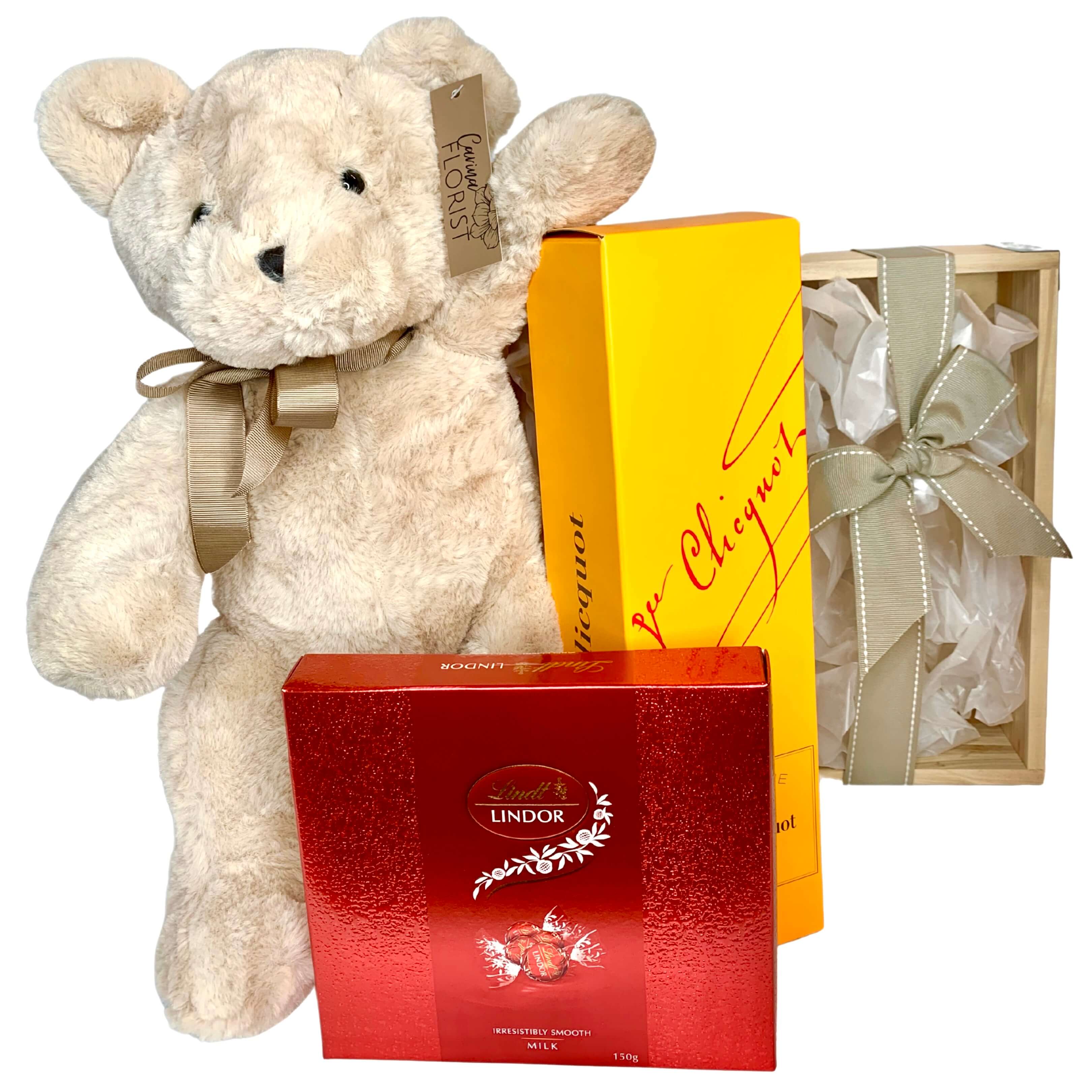 Gift Pack - Champagne, Teddy and Chocolate