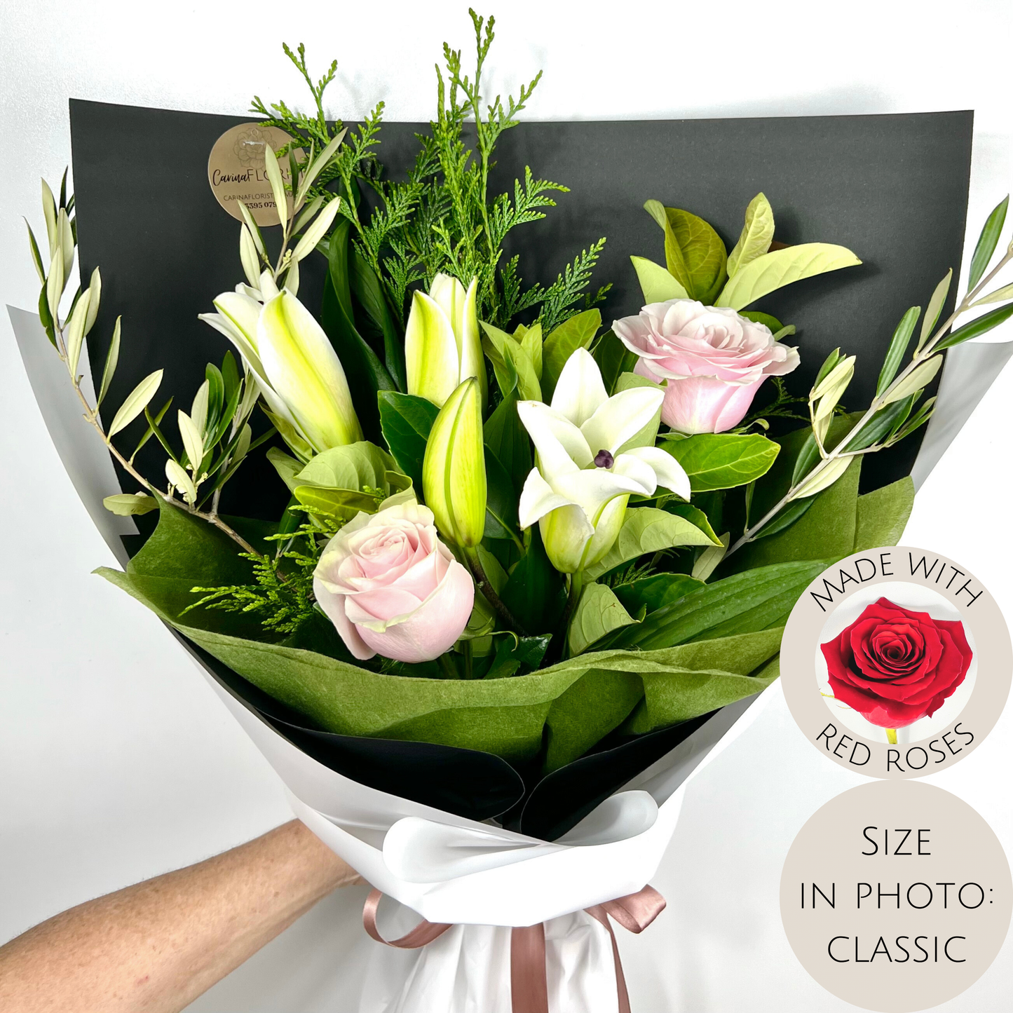 Valentine's Day Lily and Rose