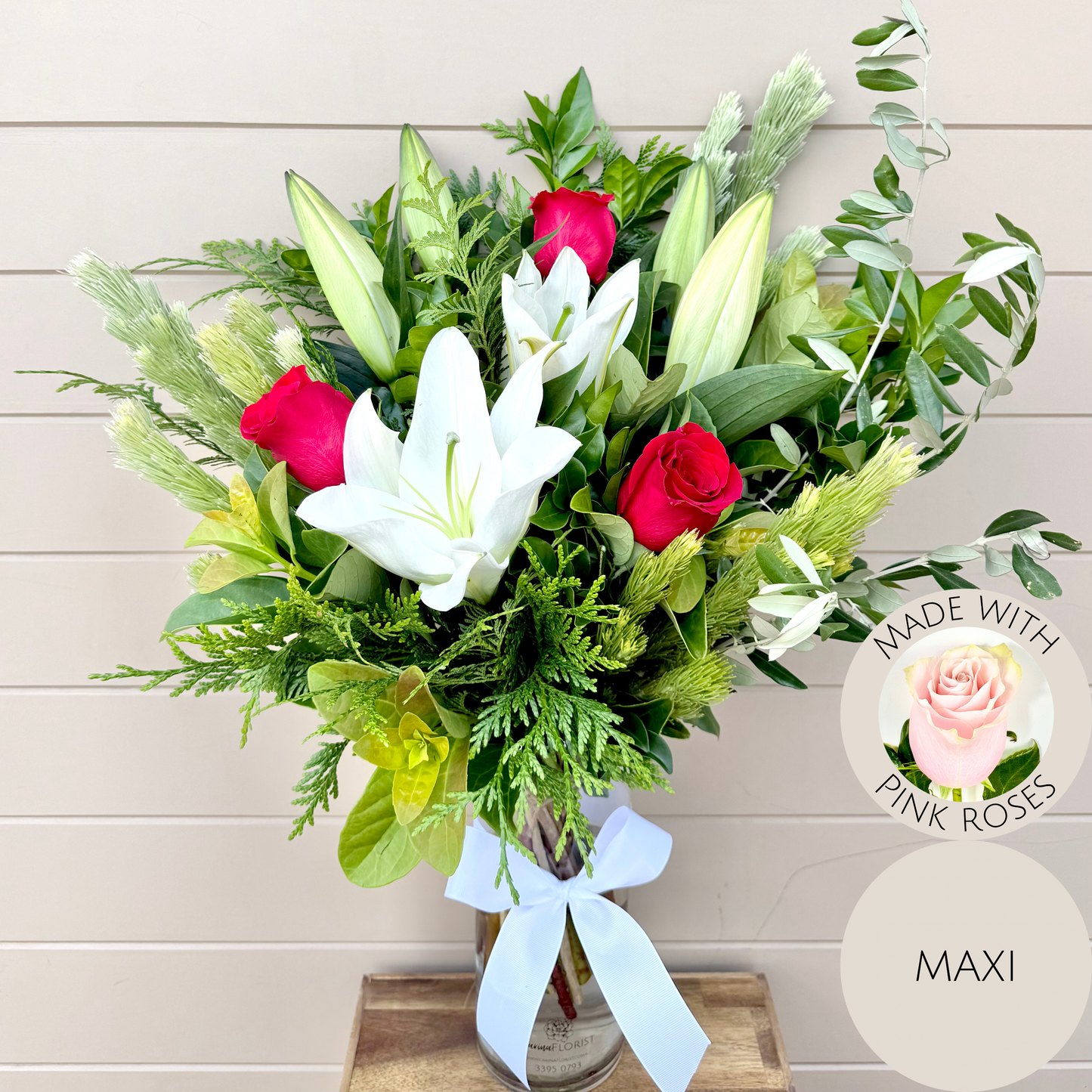 Valentine's Day Lily and Rose