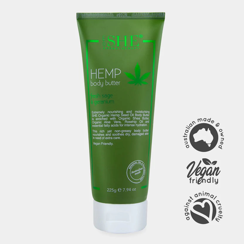 SHE Aromatherapy Hemp Seed Oil Butter Body