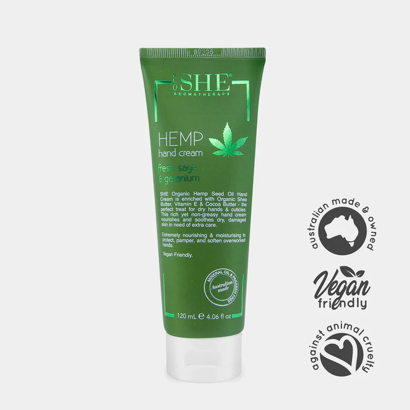 SHE Aromatherapy Hemp Seed Oil Handcream