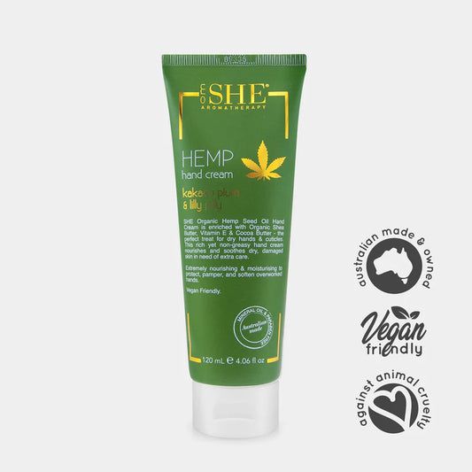 SHE Aromatherapy Hemp Seed Oil Handcream