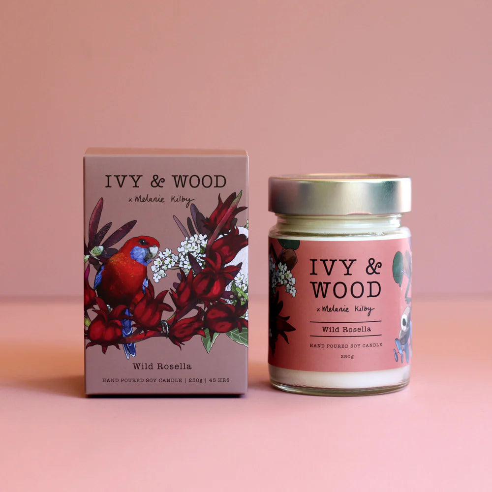 Ivy and Wood Candle
