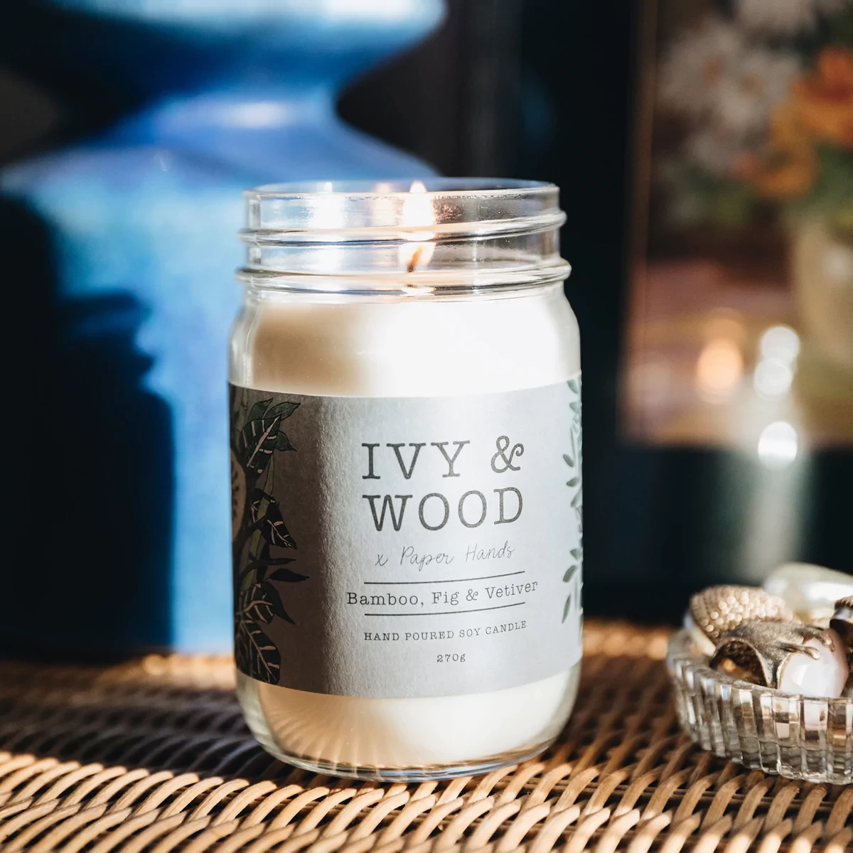 Ivy & Wood Botanical Collection - Soy Candle: Choose Scent