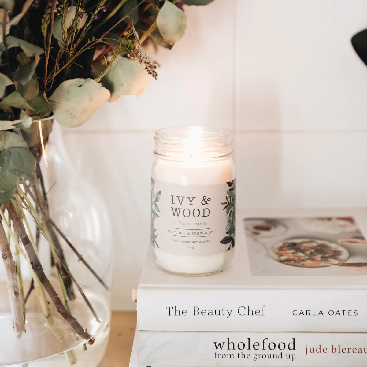 Ivy & Wood Botanical Collection - Soy Candle: Choose Scent
