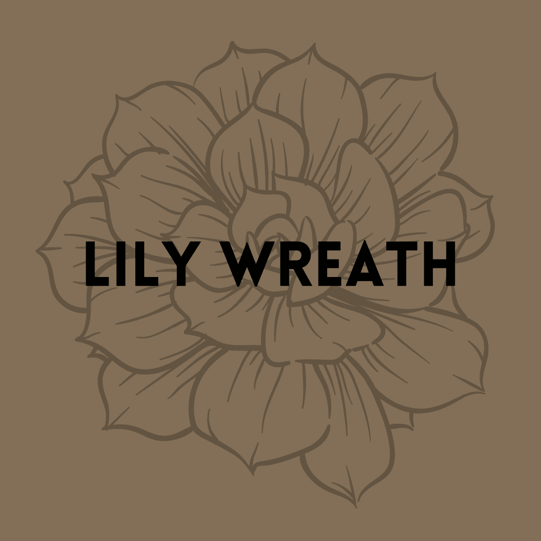 Wreath - Lilies