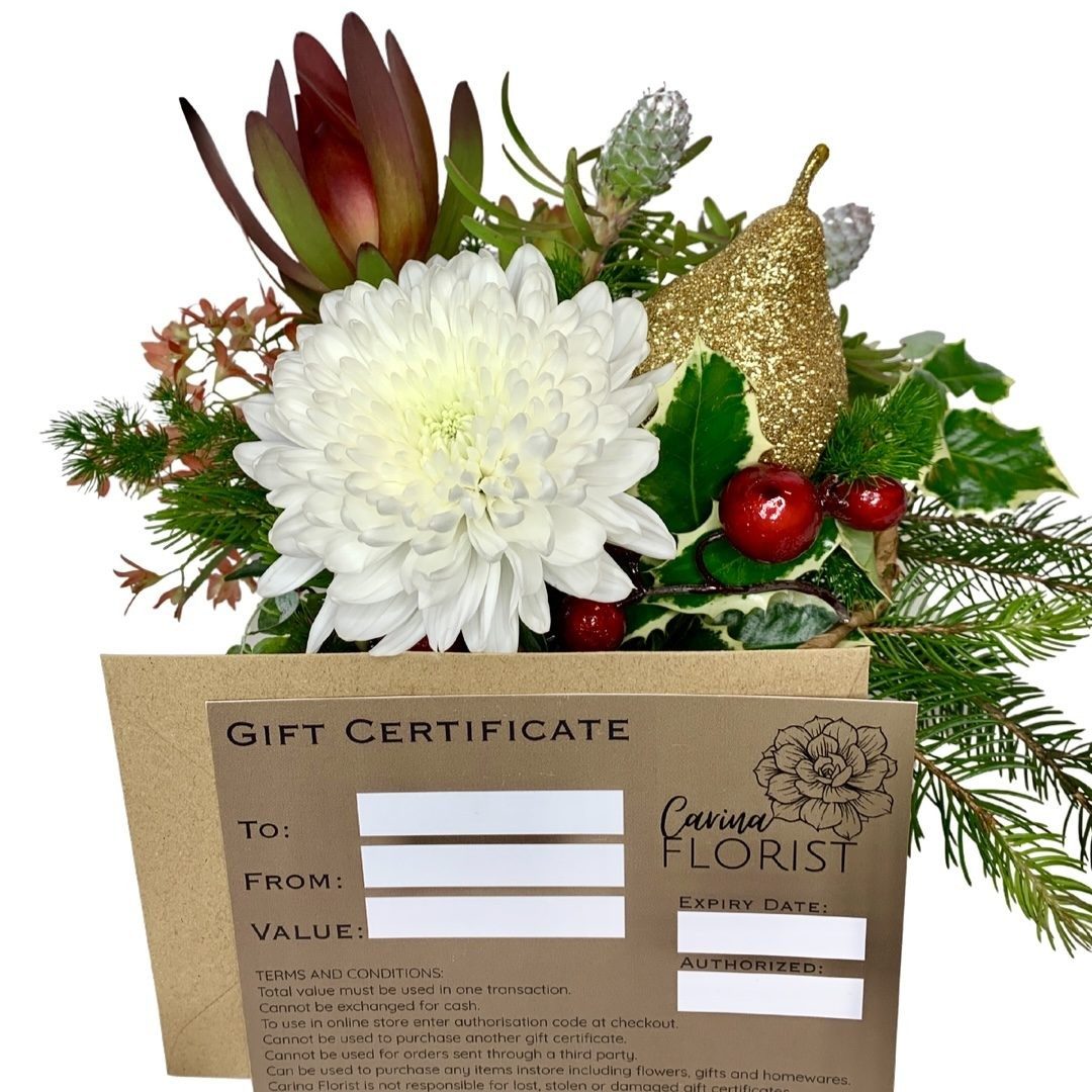 Gift Pack - Gift Card and Flowers